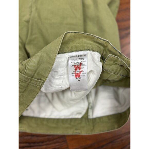 Patagonia Organic Cotton Green Stand Up Shorts Men’s 30, Inseam 7.5” - Picture 10 of 11